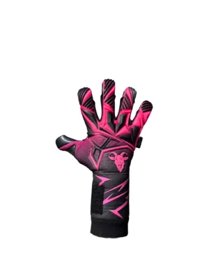 Dorso negro y rosa del guante de portero GOAT El Origen Black and Pink